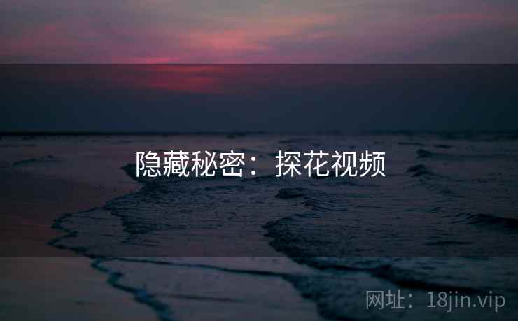 隐藏秘密：探花视频