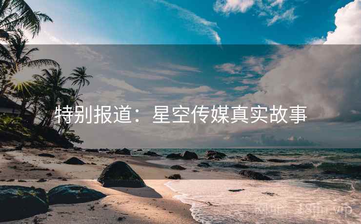 特别报道：星空传媒真实故事