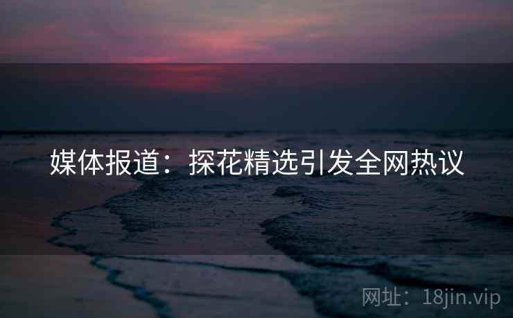 媒体报道：探花精选引发全网热议