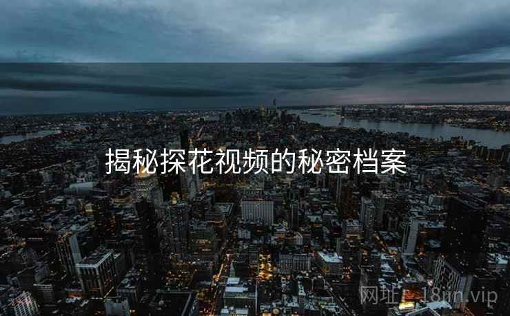 揭秘探花视频的秘密档案