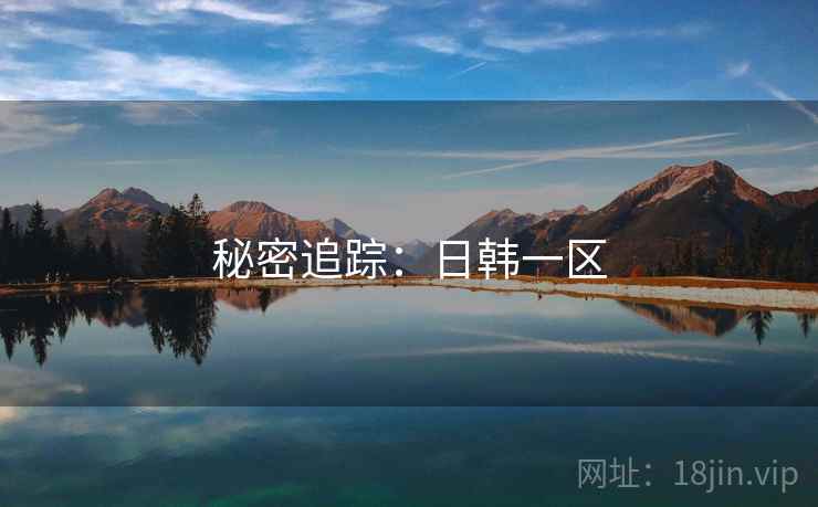 秘密追踪：日韩一区