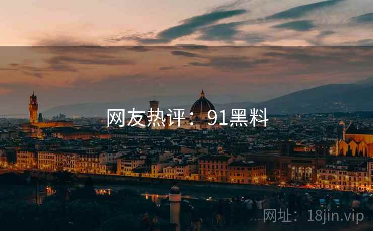 网友热评：91黑料