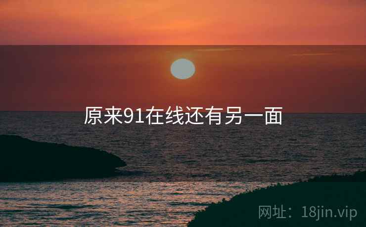 原来91在线还有另一面