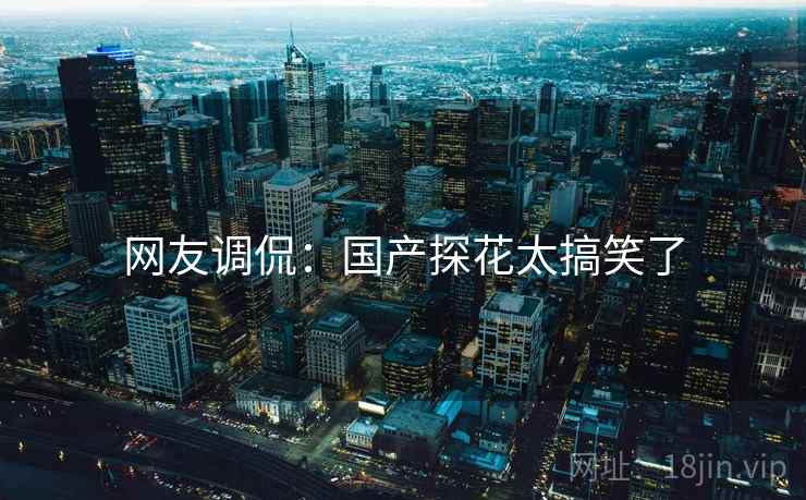 网友调侃：国产探花太搞笑了