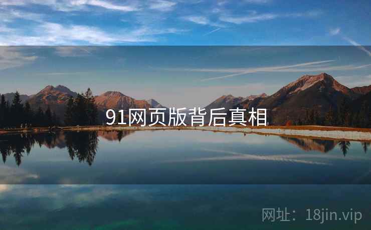 91网页版背后真相